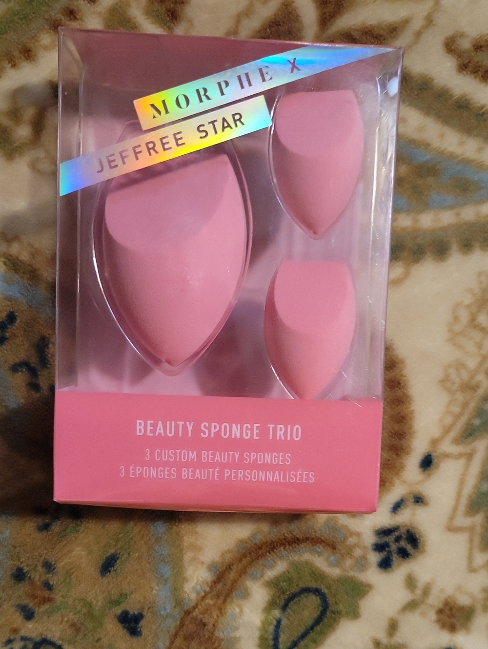 Morphe Pink Beauty Sponge Trio - 3-Piece Blending Set